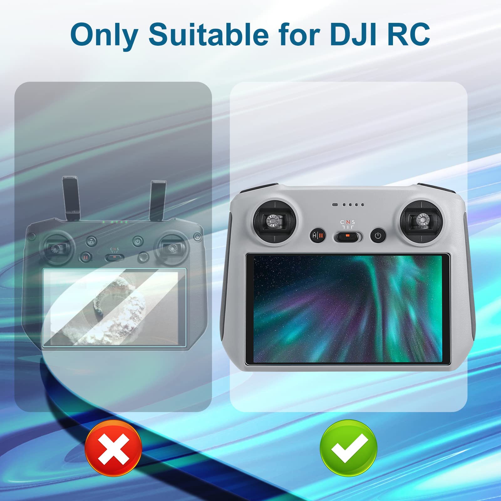 ZORBES 2pcs Tempered Glass Screen Protection for Mavic 3/Mavic 3 pro/Mini 3 Pro/Mini 4 Pro/Air 3 Controller, HD Tempered Glass 9H Hardness Matte Screen Protector for DJI RC/RC 2 Display Remote Controller ZORBES 2pcs Tempered Glass Screen Protection for Mavic 3/Mavic 3 pro/Mini 3 Pro/Mini 4 Pro/Air 3 Controller, HD Tempered Glass 9H Hardness Matte Screen Protector for DJI RC/RC 2 Display Remote Controller